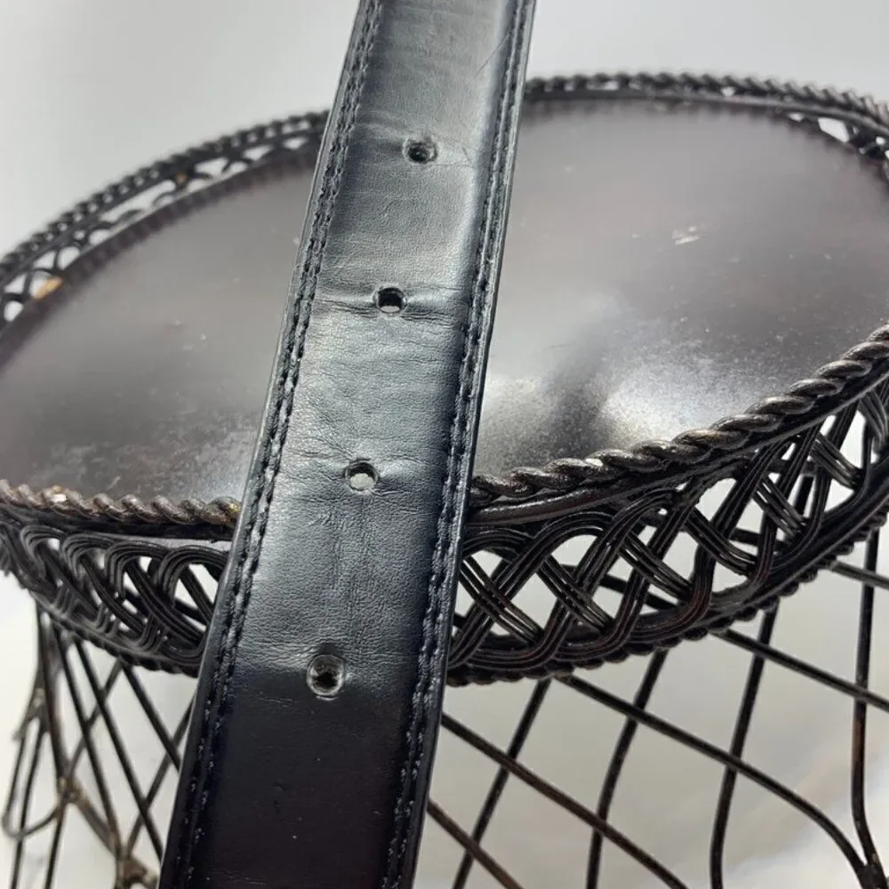 Wrangler Bonded Reversible Black/Brown Leather Belt   Size 28